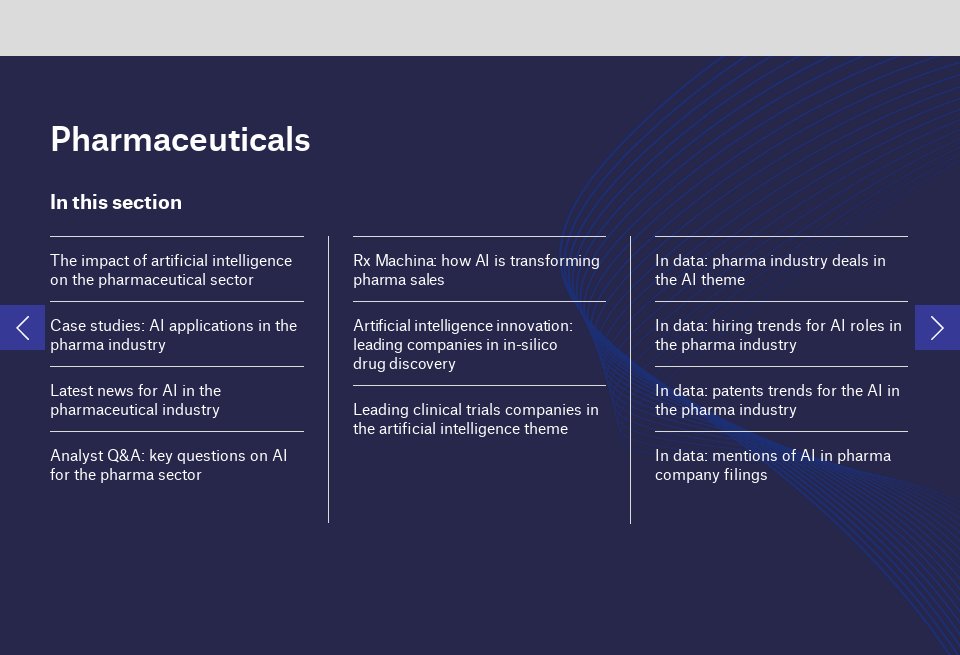The impact of artificial intelligence on the pharmaceutical sector ...