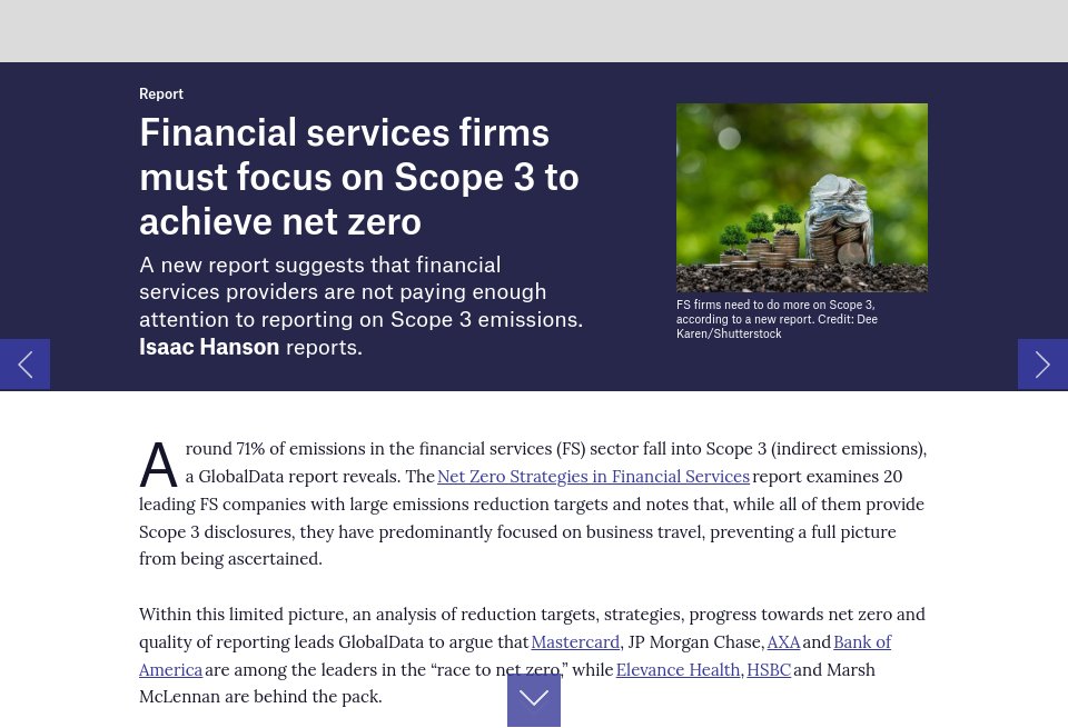Financial services firms must focus on Scope 3 to achieve net zero ...