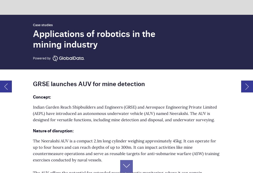 Case studies: robotics in the mining industry - Thematic Take: Robotics